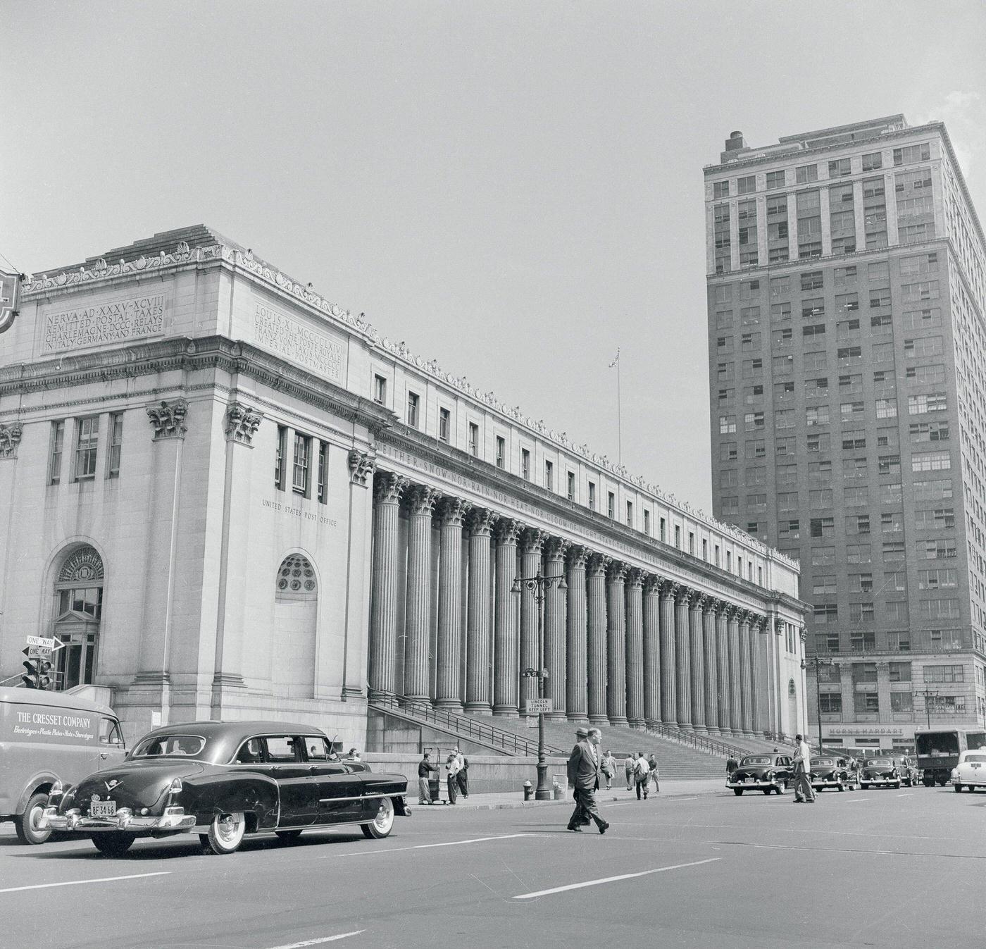 Main Post Office In New York: Main Post Office At 8Th Avenue And 33Rd St., Manhattan.
