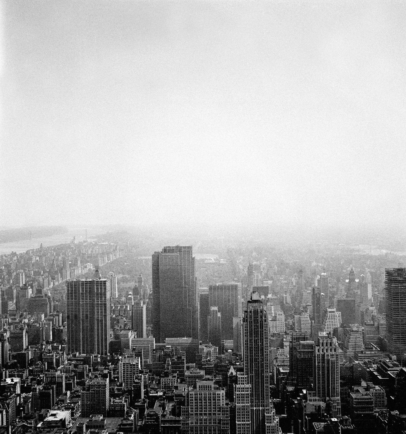 Manhattan Skyline Looking Towards Central Park, Manhattan, 1959