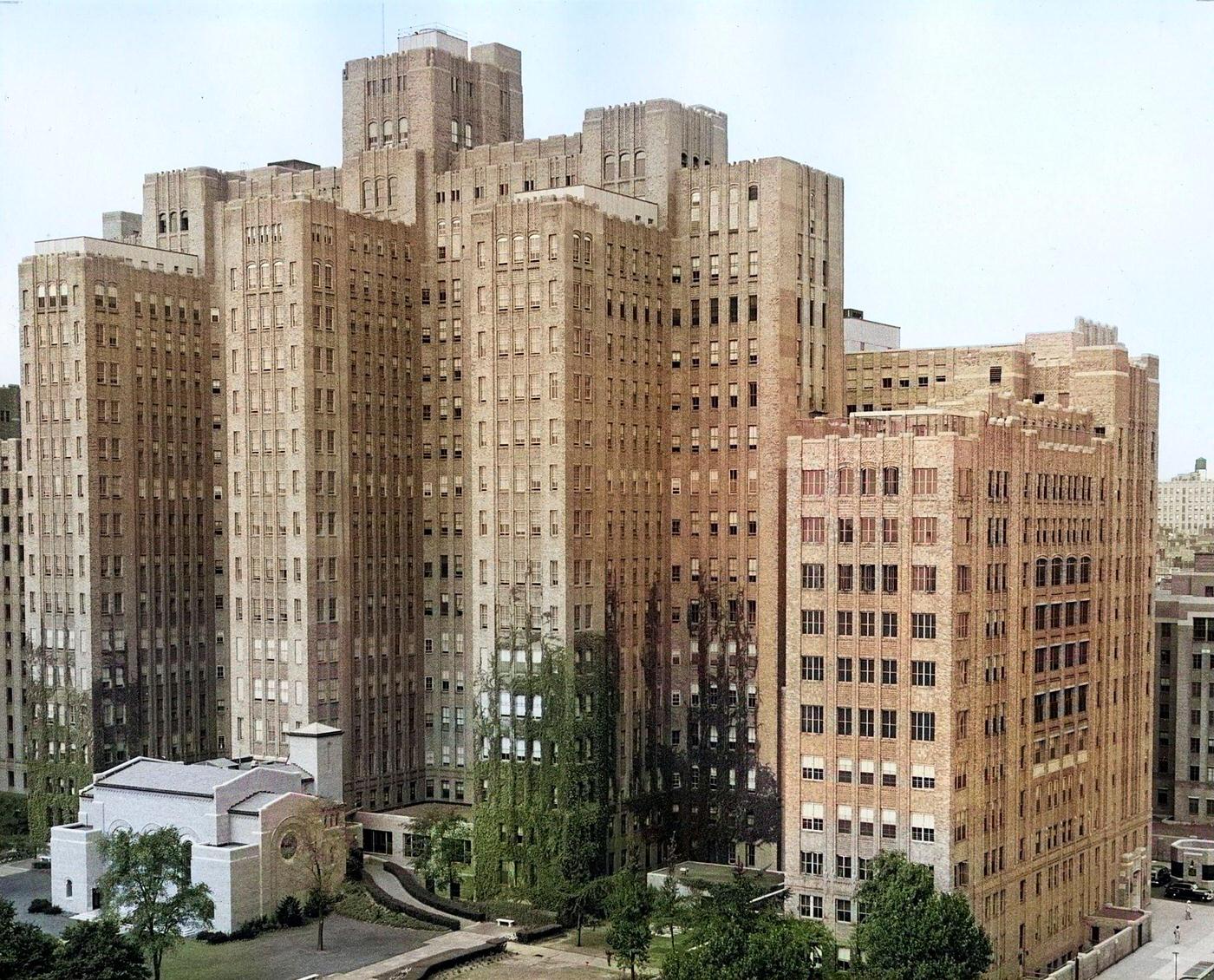 Columbia University Medical Center, Manhattan, August 1952.
