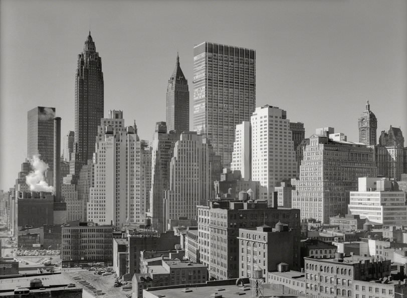 View Of Manhattan In The 1960S