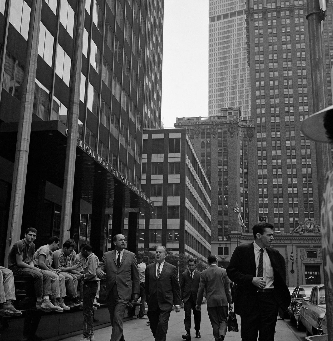 Pedestrians On Park Avenue, Manhattan, 1967