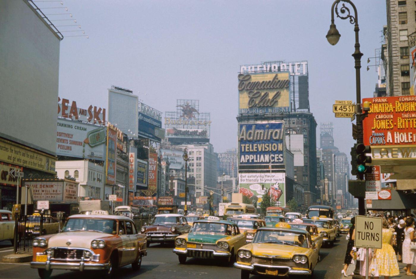 Street Scene, Times Square, Manhattan, 1961