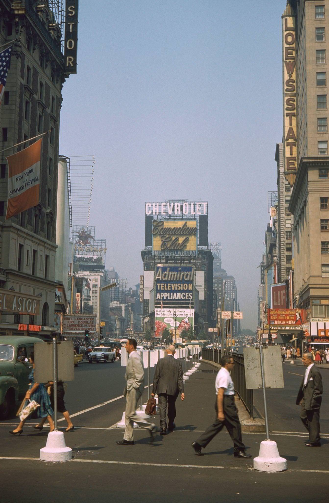 Street Scene, Times Square, Manhattan, 1961