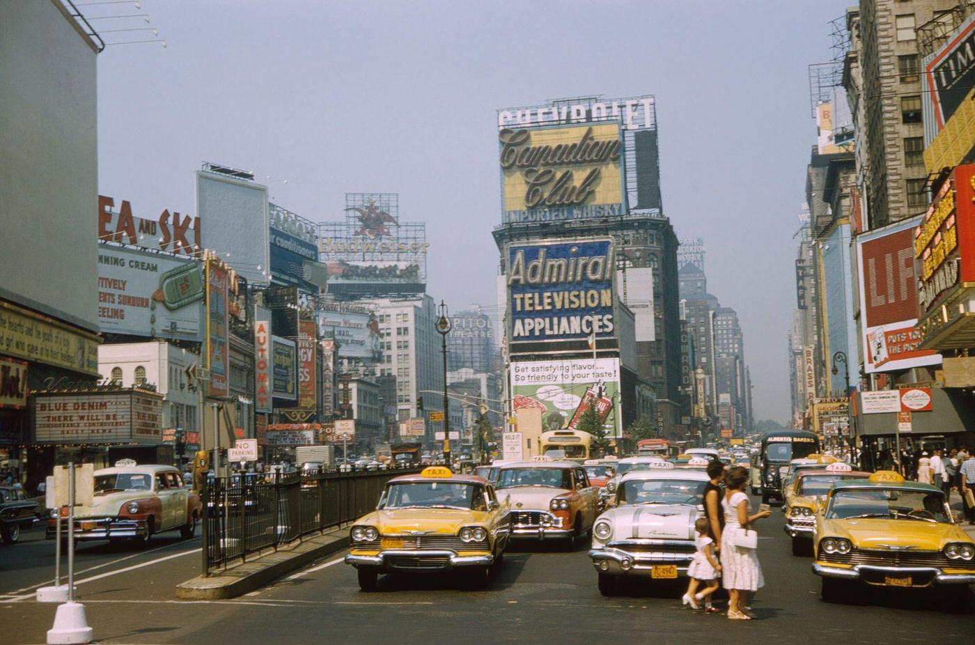 Street Scene, Times Square, Manhattan, 1961