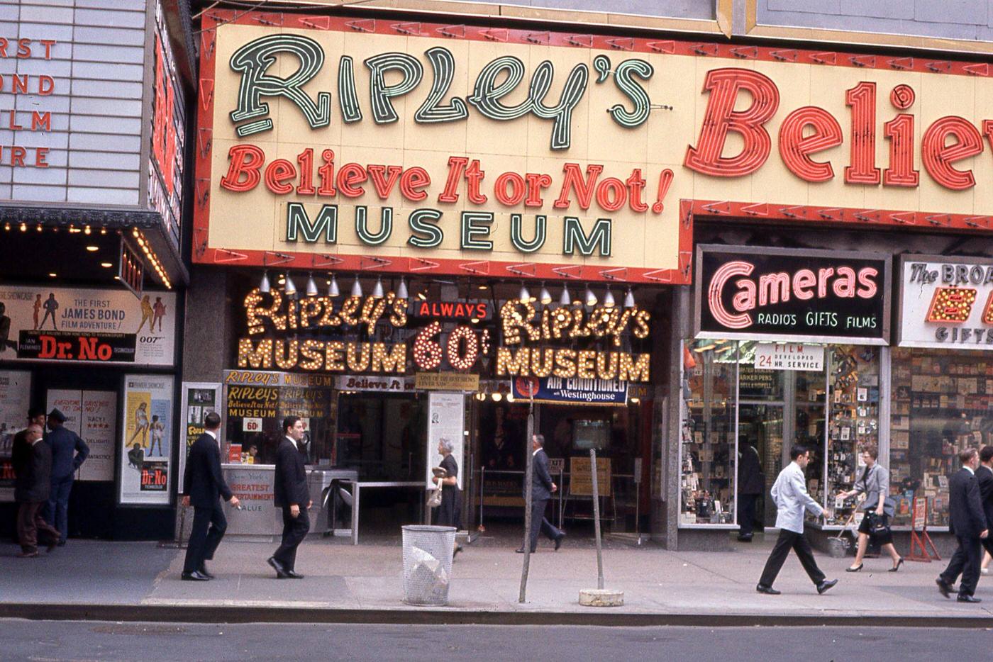 Exterior Shot Of Ripley'S Believe It Or Not Museum On 42Nd Street, Times Square, Manhattan, 1963