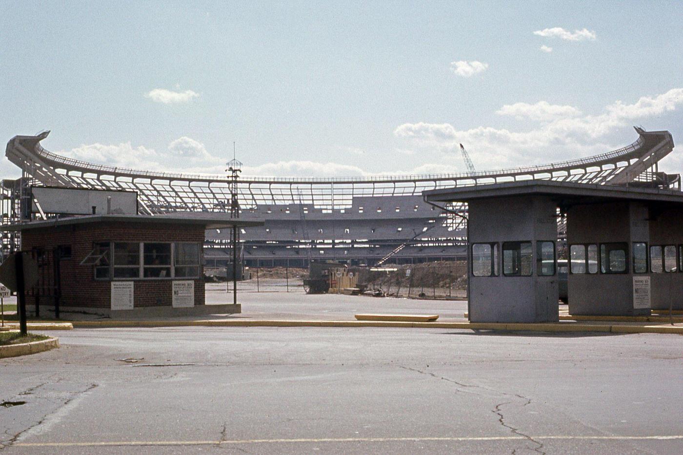 Partially Demolished Polo Grounds In Upper Manhattan, 1963