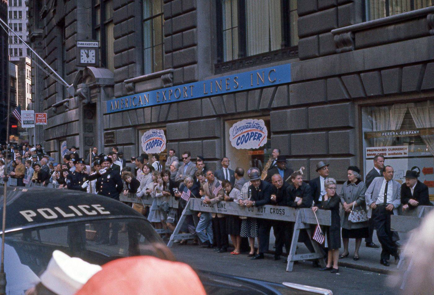 Crowd On 6Th Avenue For Gordon Cooper'S Ticker Tape Parade, Manhattan, 1963