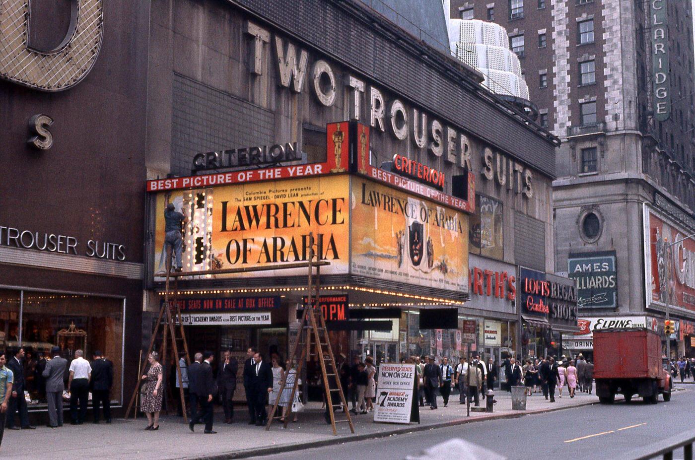 Criterion Theater, Manhattan, 1963