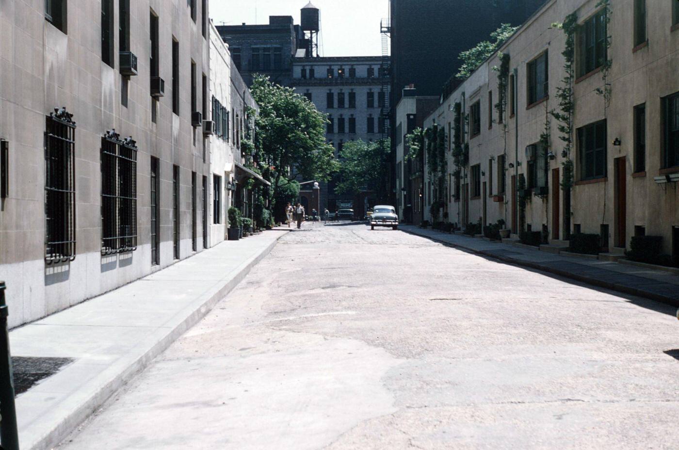 Washington Mews Off Of Fifth Avenue By Washington Square Park, Manhattan, 1965