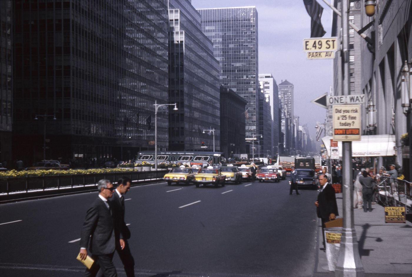 Park Avenue And E. 49Th Street, Manhattan, 1963