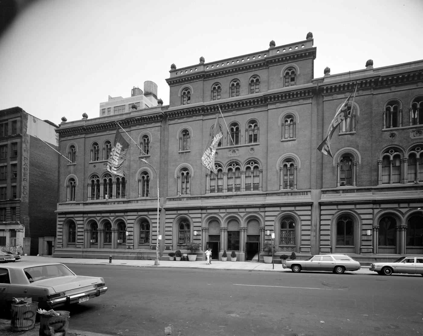 Public Theater At 425 Lafayette Street, Manhattan, 1977.