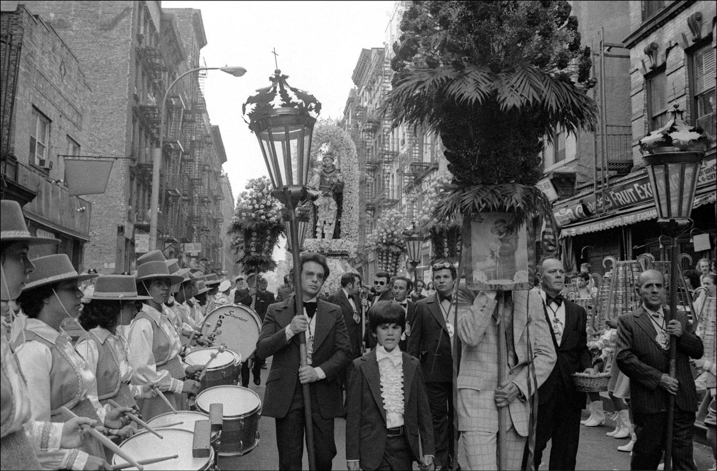 Feast Of St Anthony Procession On Mulberry Street, Manhattan, 1975