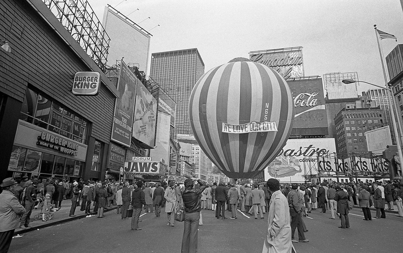 Times Square Protests In Wake Of President Gerald Ford'S Speech, Manhattan, 1975