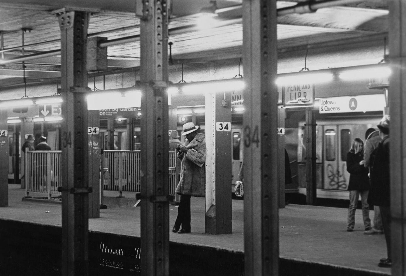 34Th Street–Penn Station Traveller, Midtown Manhattan, 1975