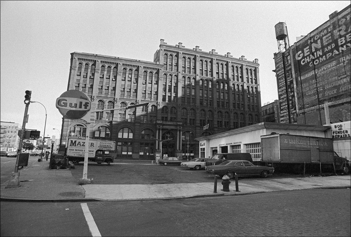 The Puck Building on Lafayette Street and Houston Street, Manhattan, 1970s