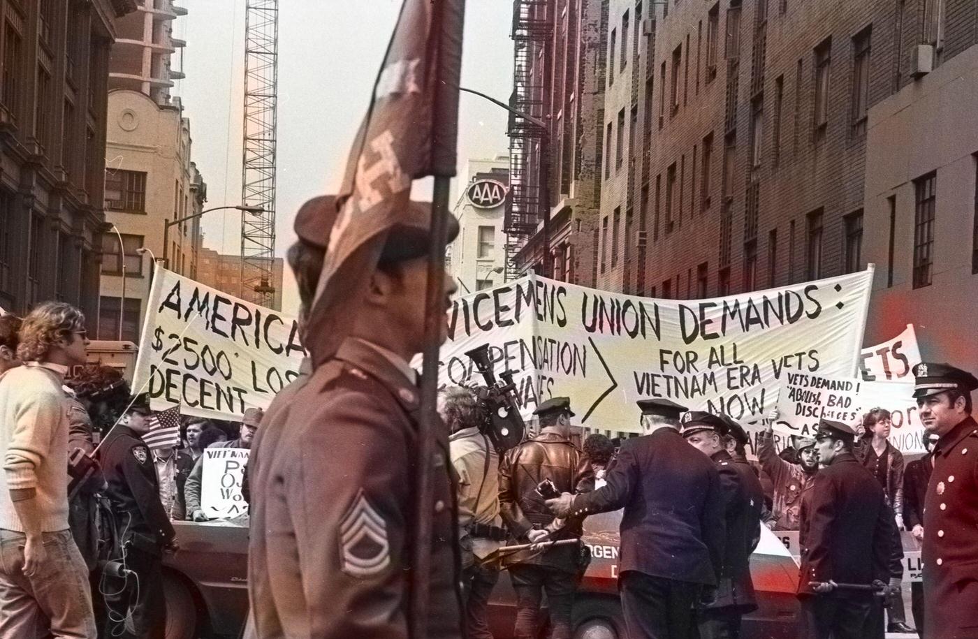 Home With Honor Parade Honoring Prisoners of War and Veterans, Vietnam War, Manhattan, 1973