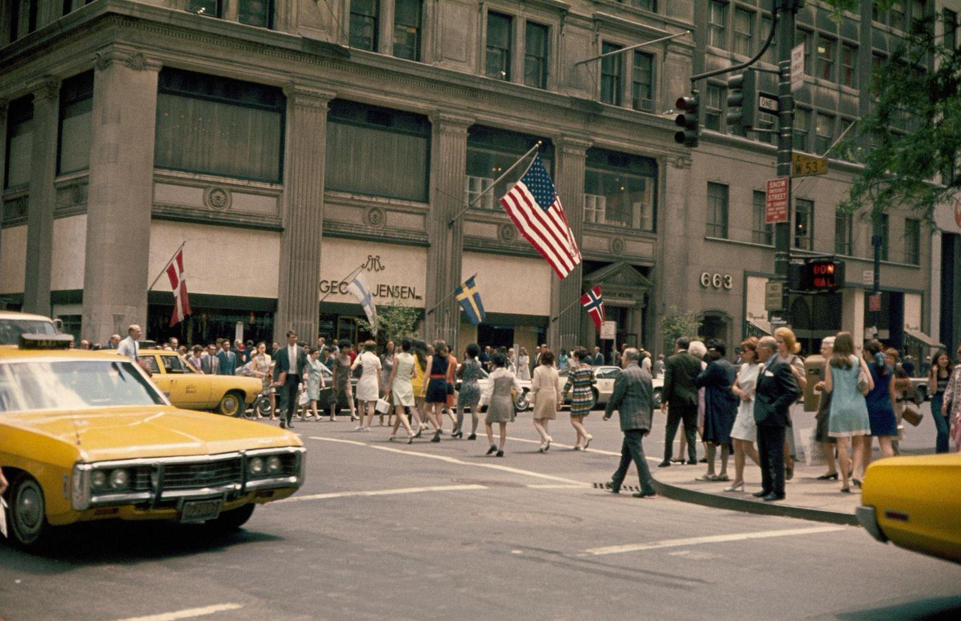 View Of 5Th Avenue, Manhattan, 1972