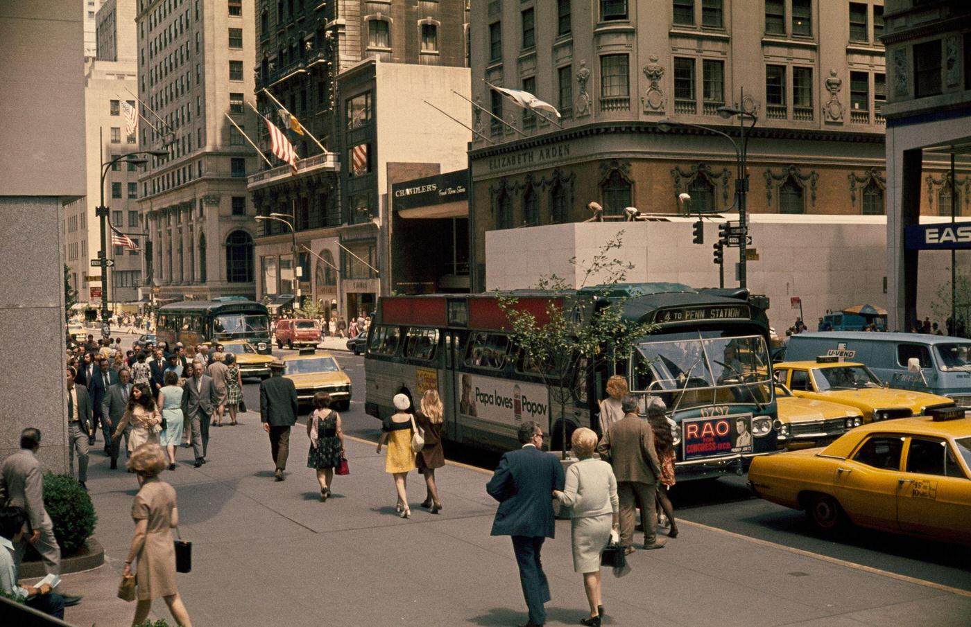 View Of 5Th Avenue, Manhattan, 1973