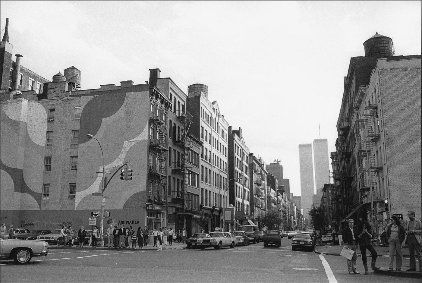 West Broadway &Amp;Amp; Houston Street On A Sunday Afternoon, View Looking South, Manhattan, 1981