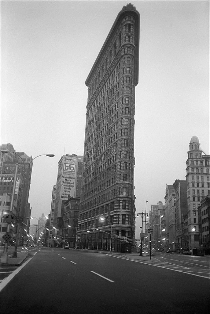 The Flatiron Building At Dawn, Manhattan, 1980