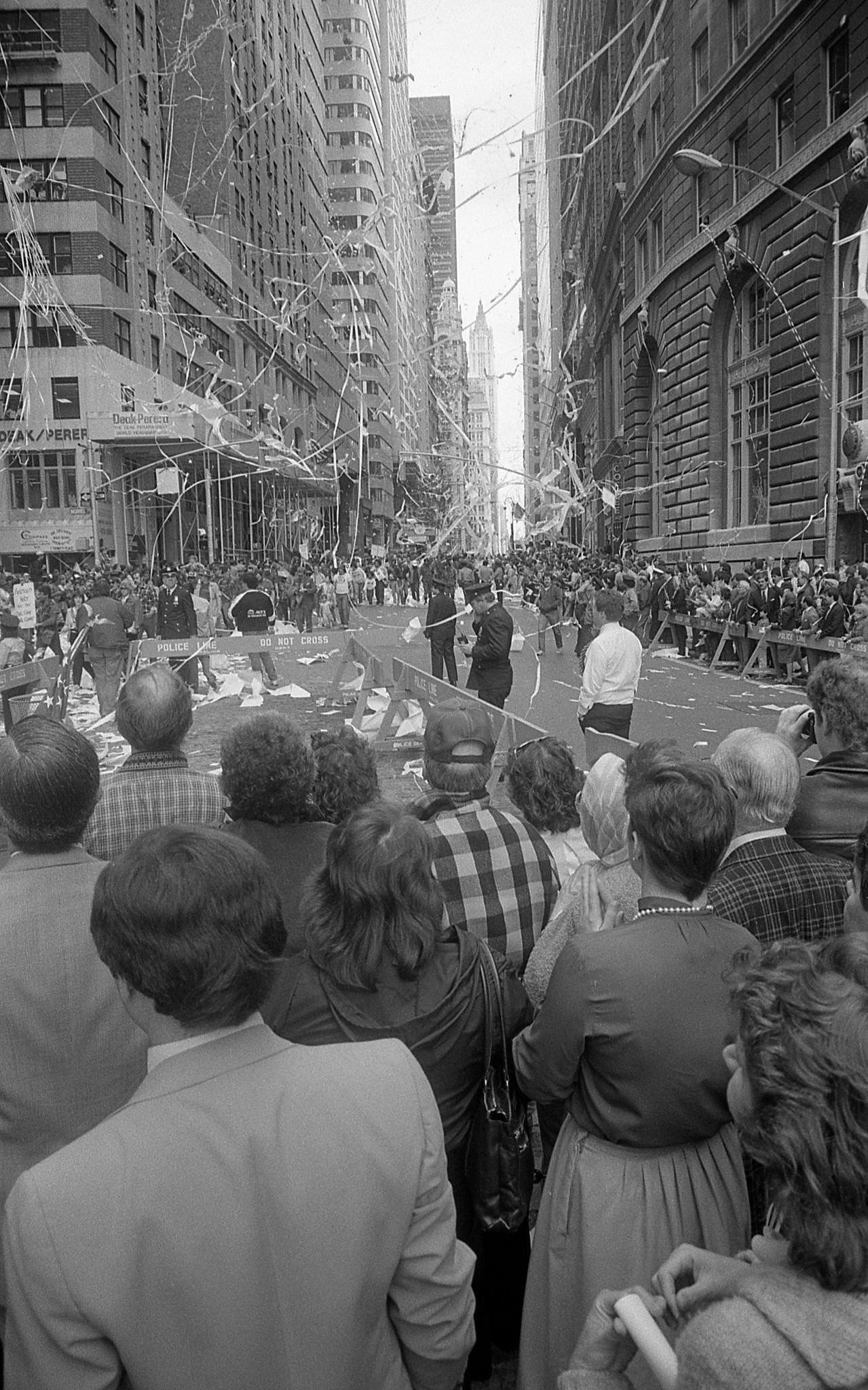 War Veterans Marching In The Vietnam Veterans Parade, Manhattan, 1985