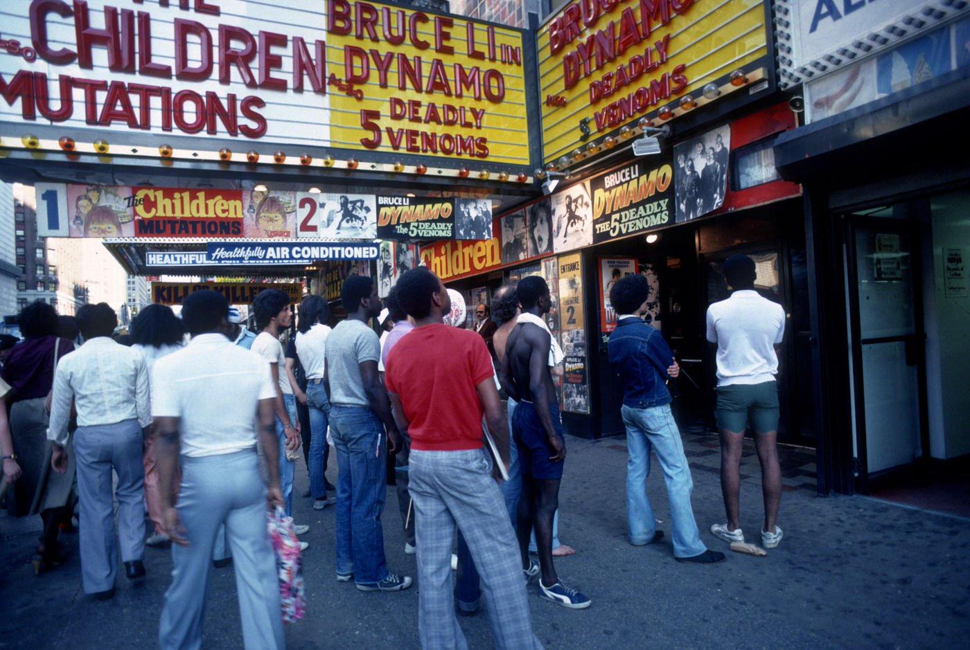 The Seedy Side Of West 42Nd Street And Eighth Avenue, Manhattan, 1980