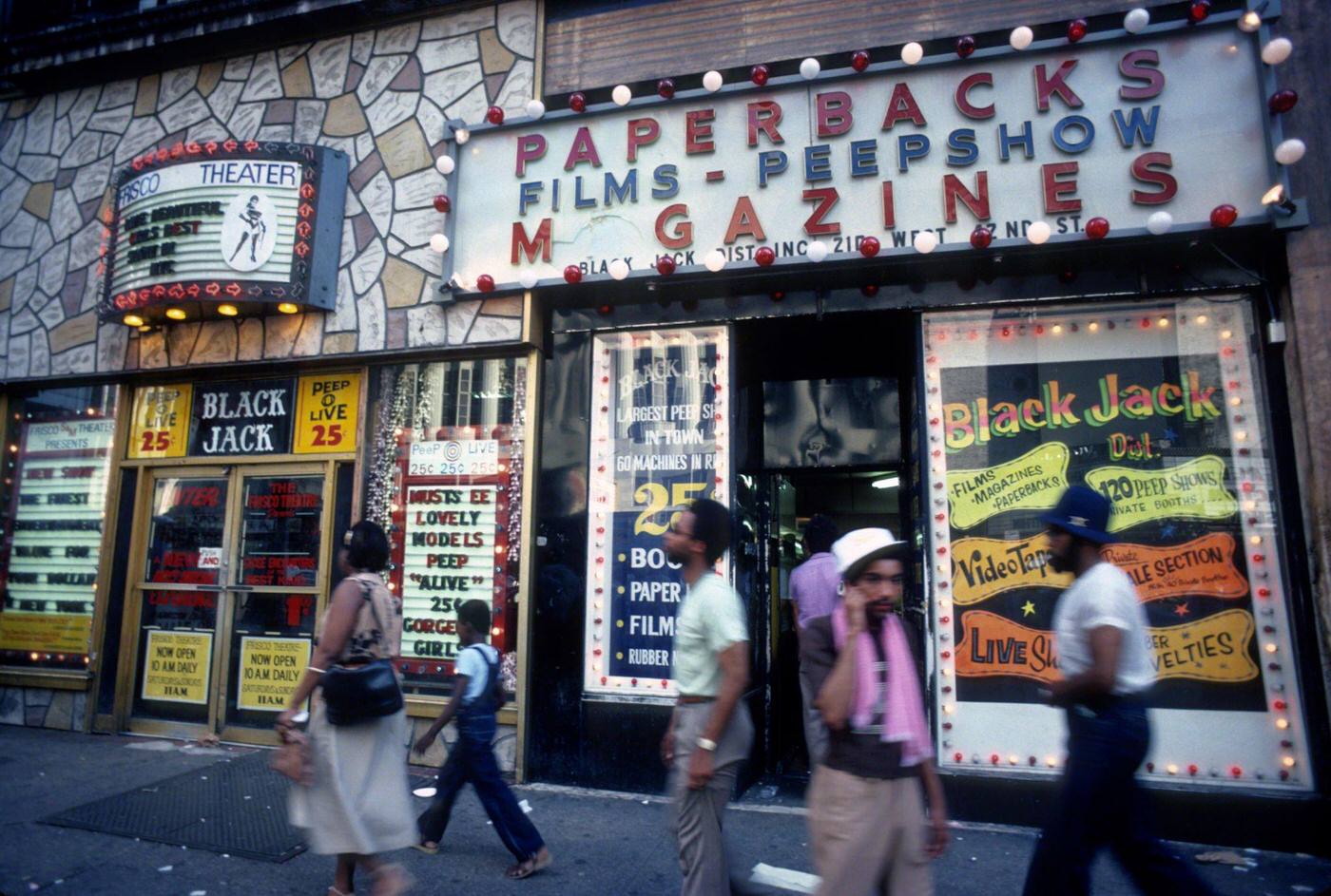 The Seedy Side Of West 42Nd Street And Eighth Avenue, Manhattan, 1980