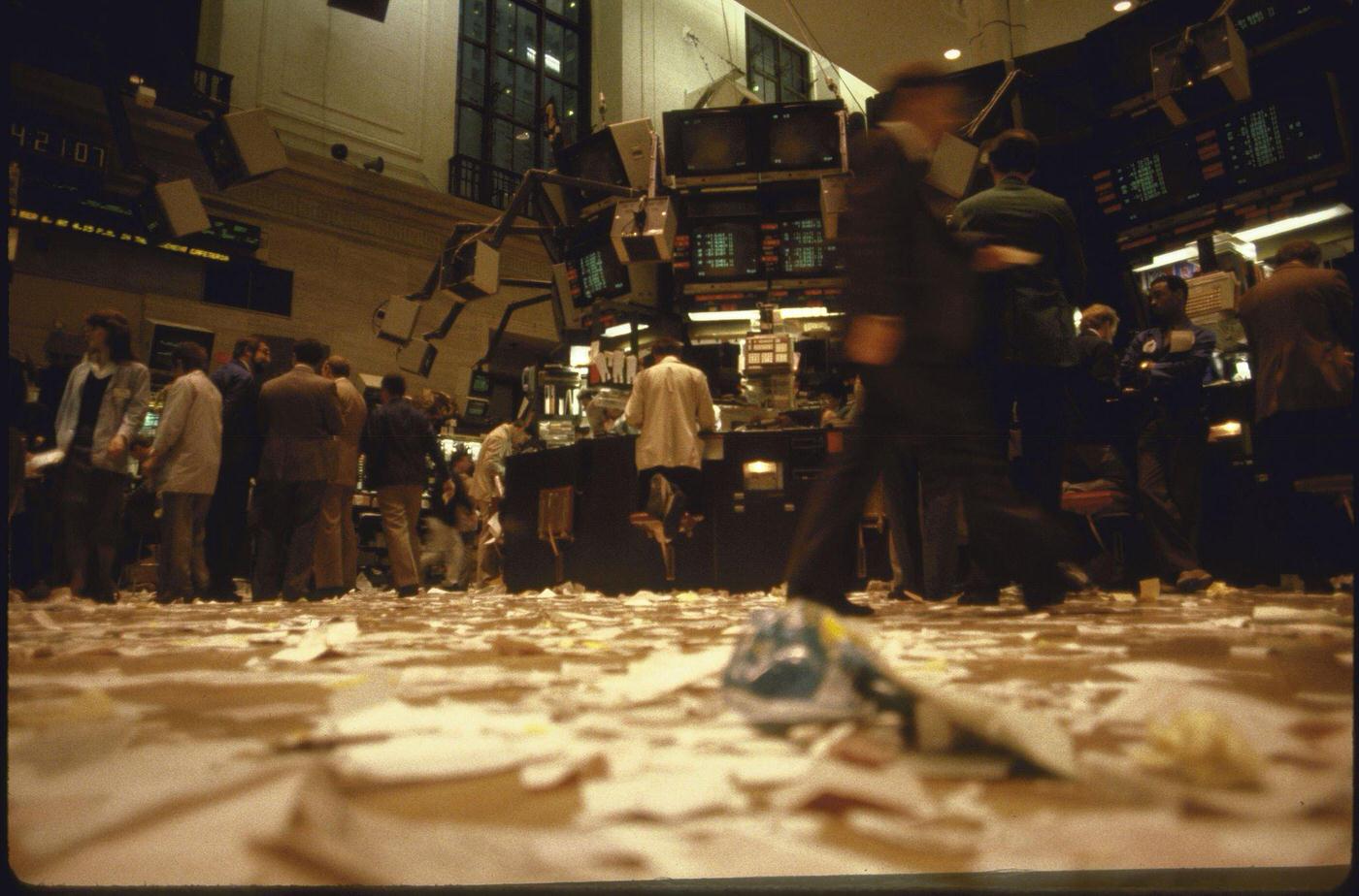 Floor Of New York Stock Exchange, Manhattan