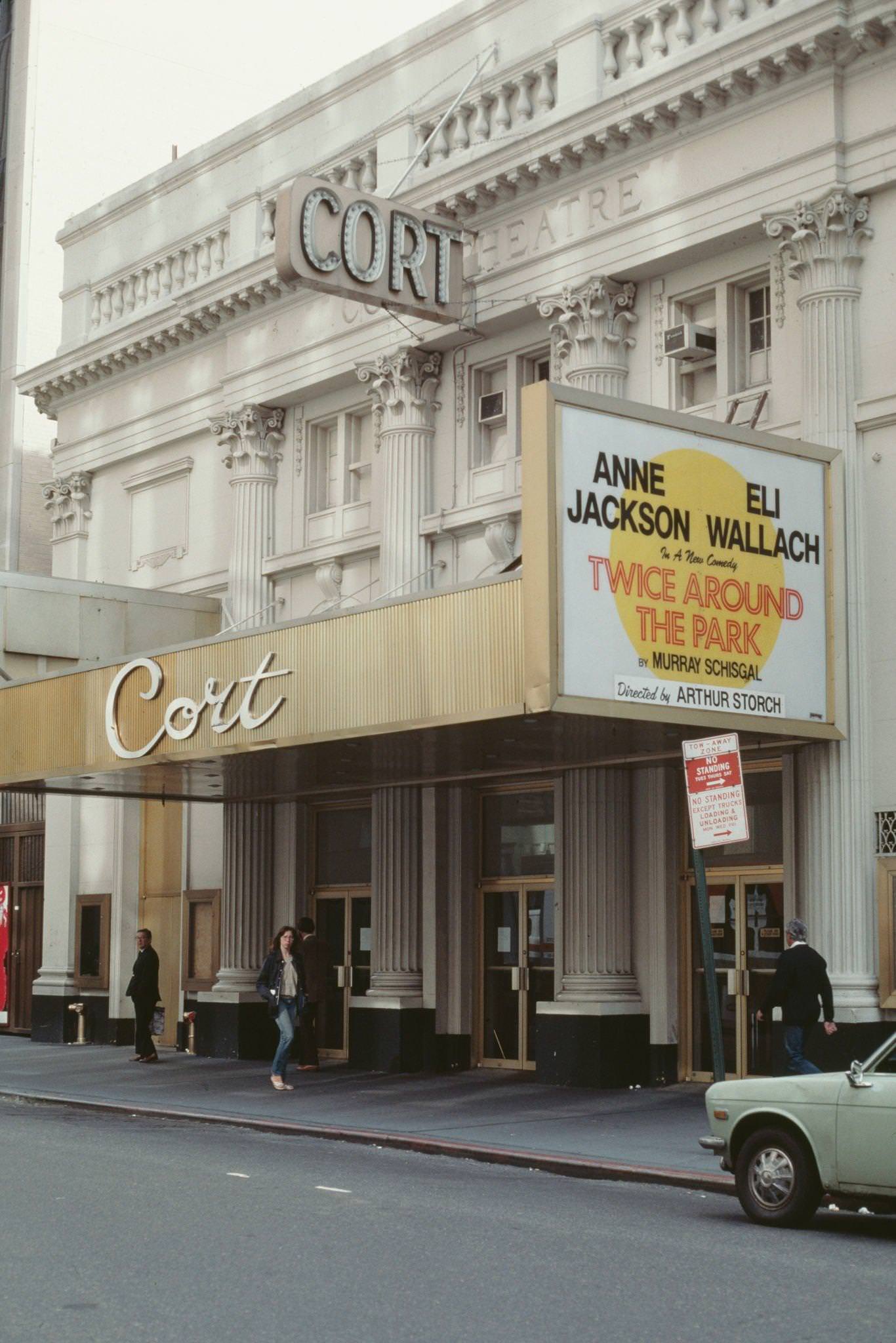 The Cort Theatre On Broadway, Midtown Manhattan, 1985.