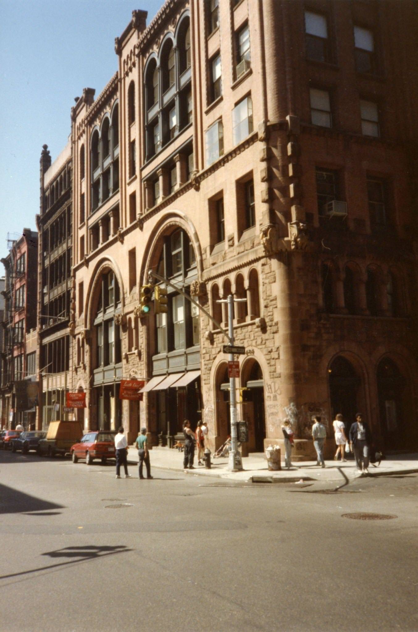 Building On The North West Corner Of The Intersection Of Broome And Wooster Streets, Manhattan, 1988.