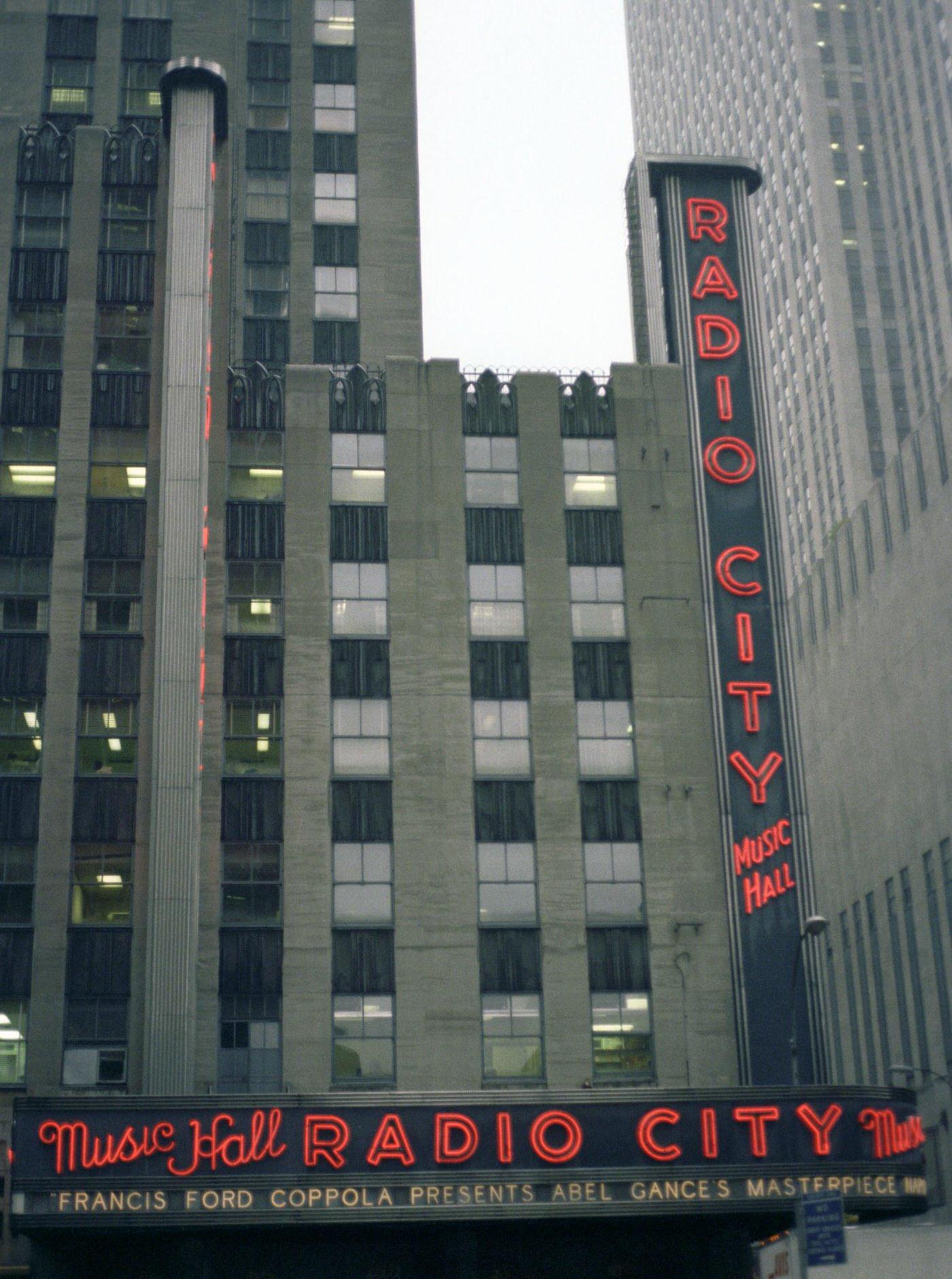 Radio City Music Hall, Manhattan, 1981