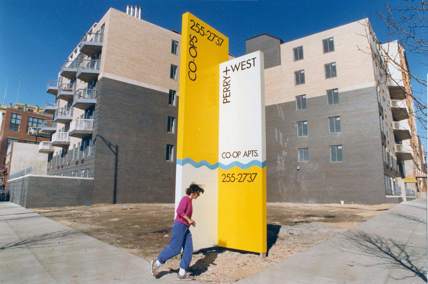 New Construction At 167 Perry St And West Sts In Greenwich Village, Manhattan, 1987