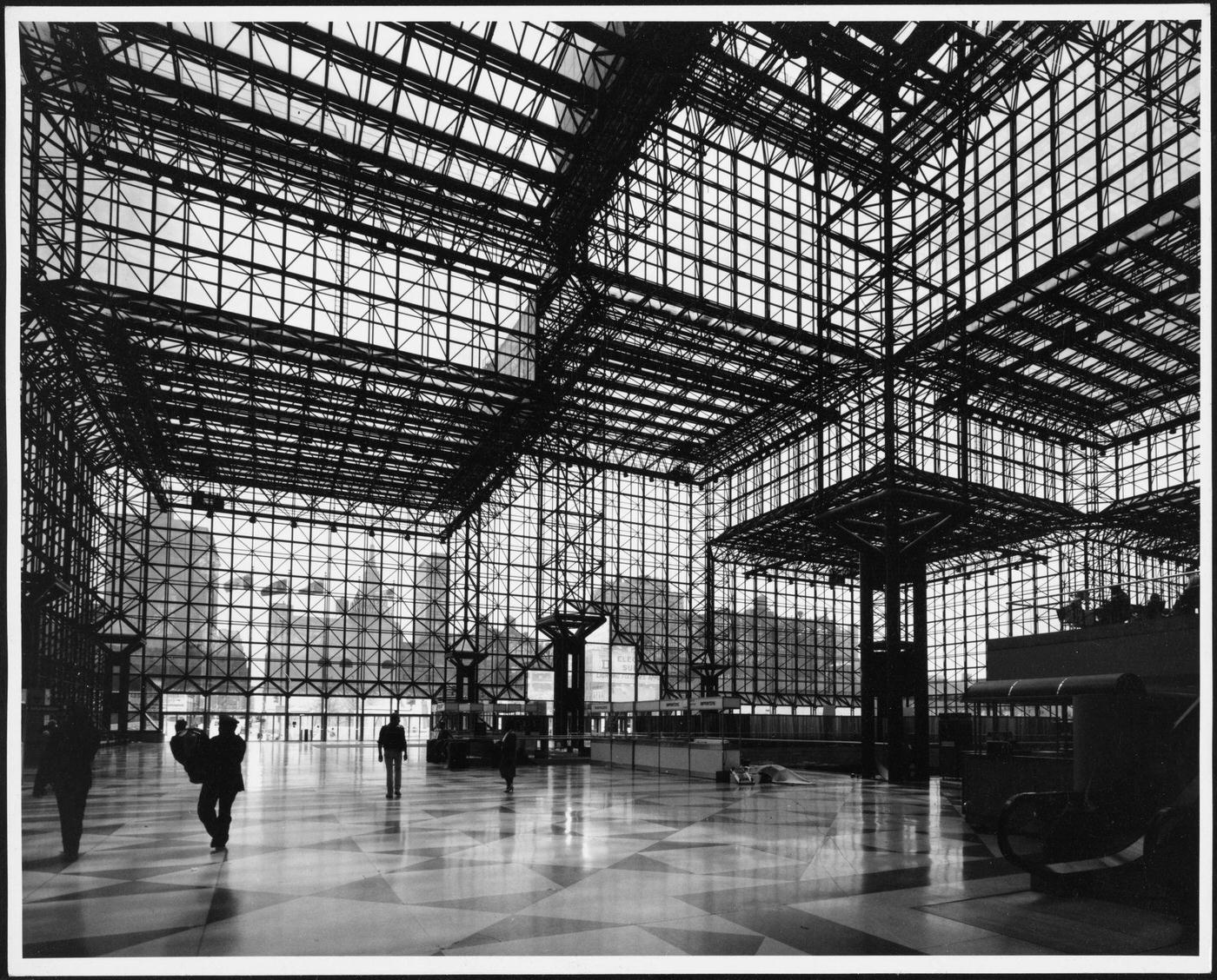 View Of The Lobby Of The Javits Center, Manhattan, 1990