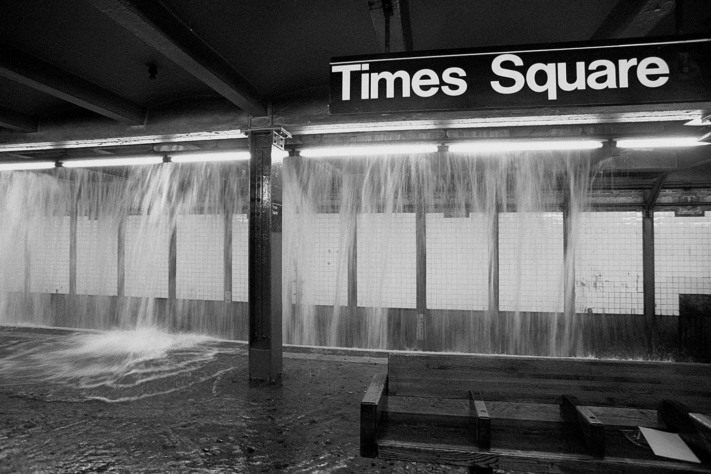 Water Main Break At 7Th Ave And 40Th St., Times Square, Manhattan, 1995