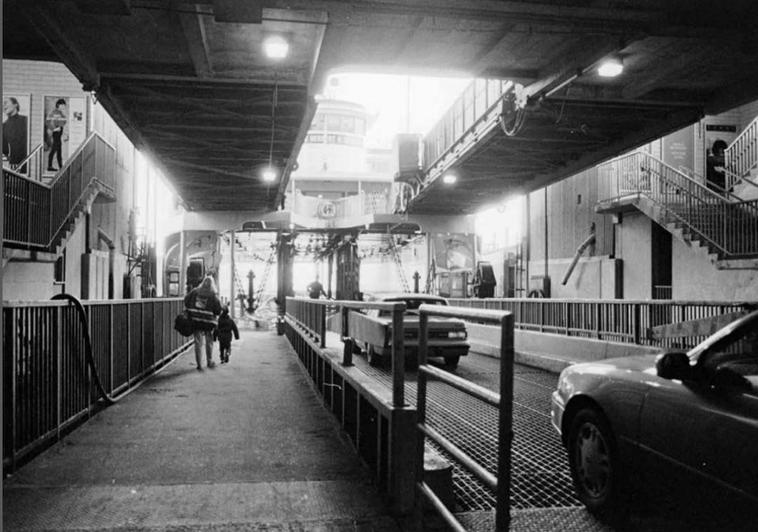 Back When You Could Drive A Vehicle Onto The Staten Island Ferry, 1996.