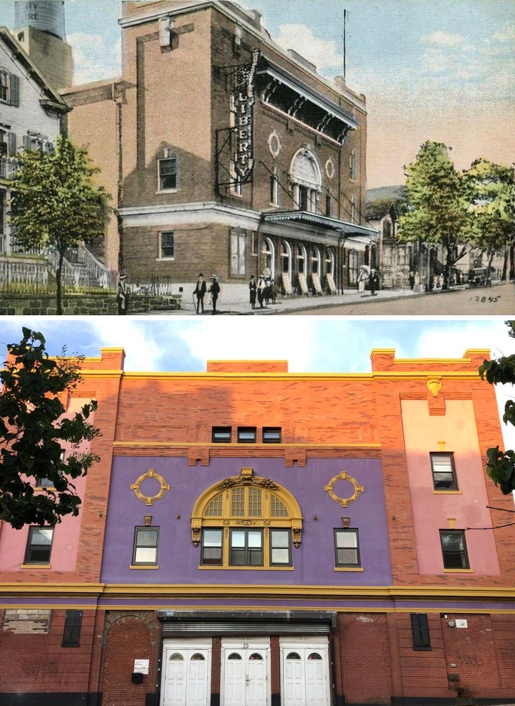 70 Beach Street In Stapleton Was Originally The Liberty Theatre In 1918. Now Houses Various Businesses.