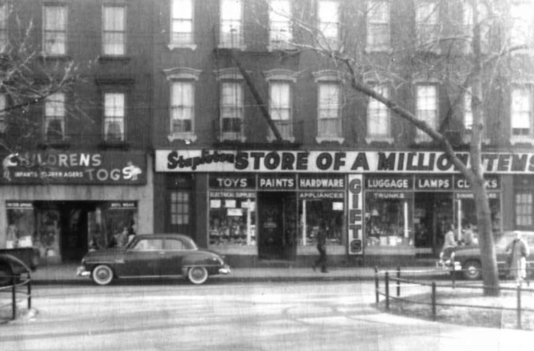 View Of Stapleton, Staten Island, 1953.