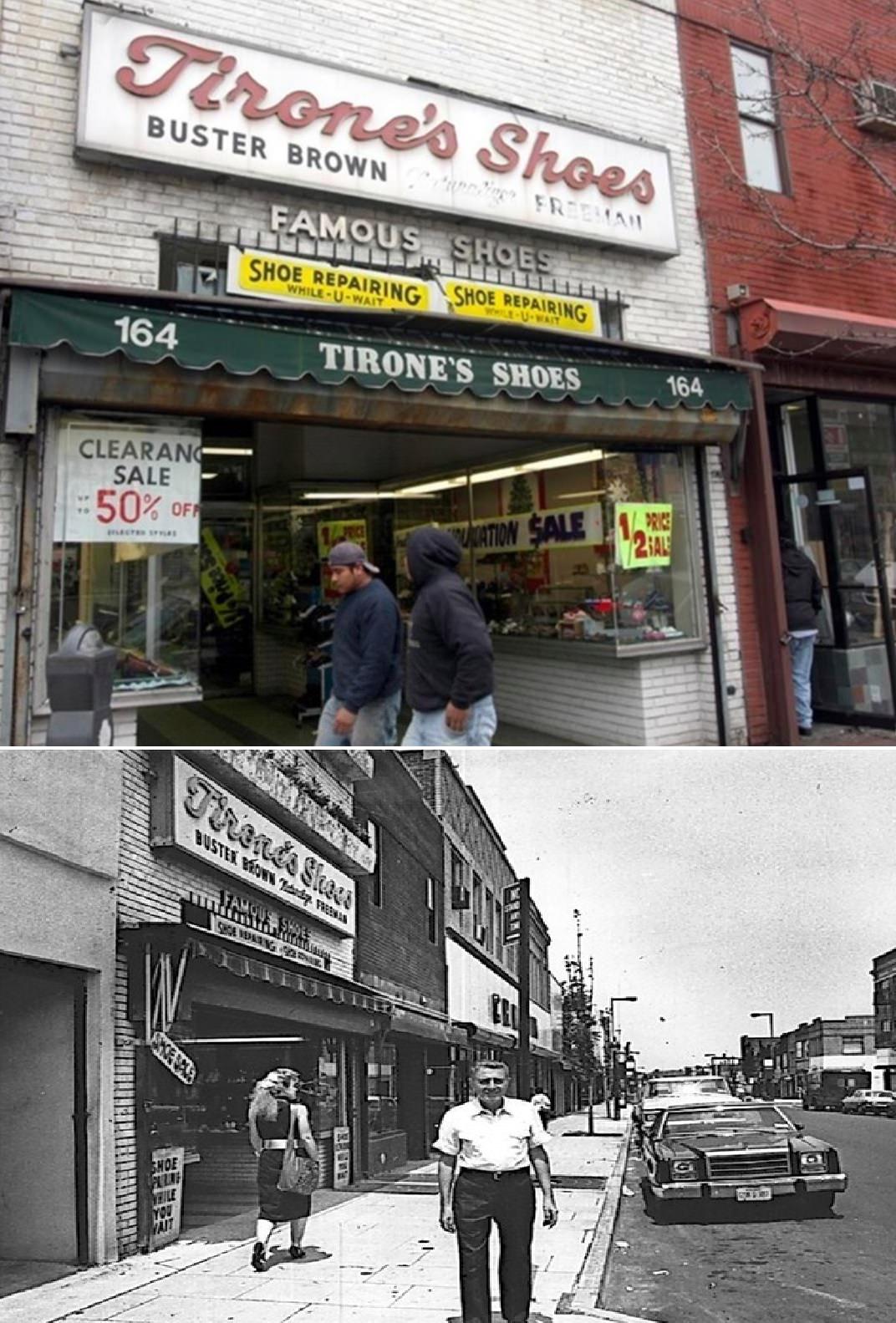 Closing Of Tirone'S Shoe Store In 2010 Marked An End Of An Era For 164 Port Richmond Avenue. Second Photo Is From 2010