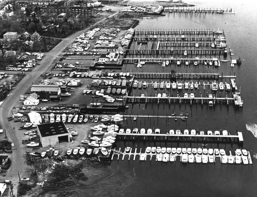 Boats And Marinas At Great Kills Harbor, 1976.