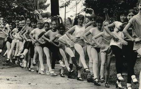 Clive Thompson Summer Dance Program On Main Steps, Snug Harbor, 1985.