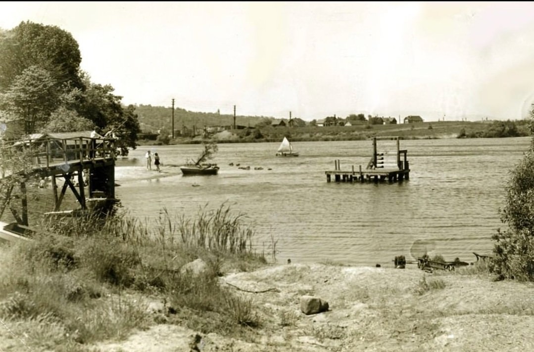 A View Of Brady'S Pond, 1944.