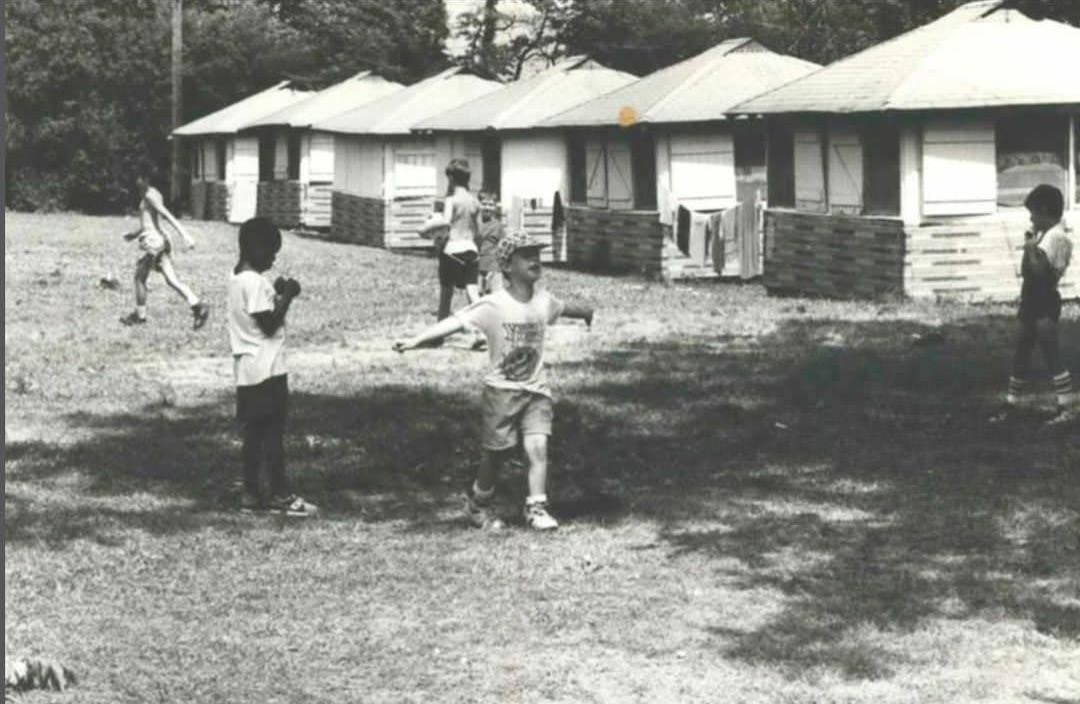 Children Play Near Cabins At Camp St. Edward, Staten Island, Opened In 1929, Closed In 2003, 1991.