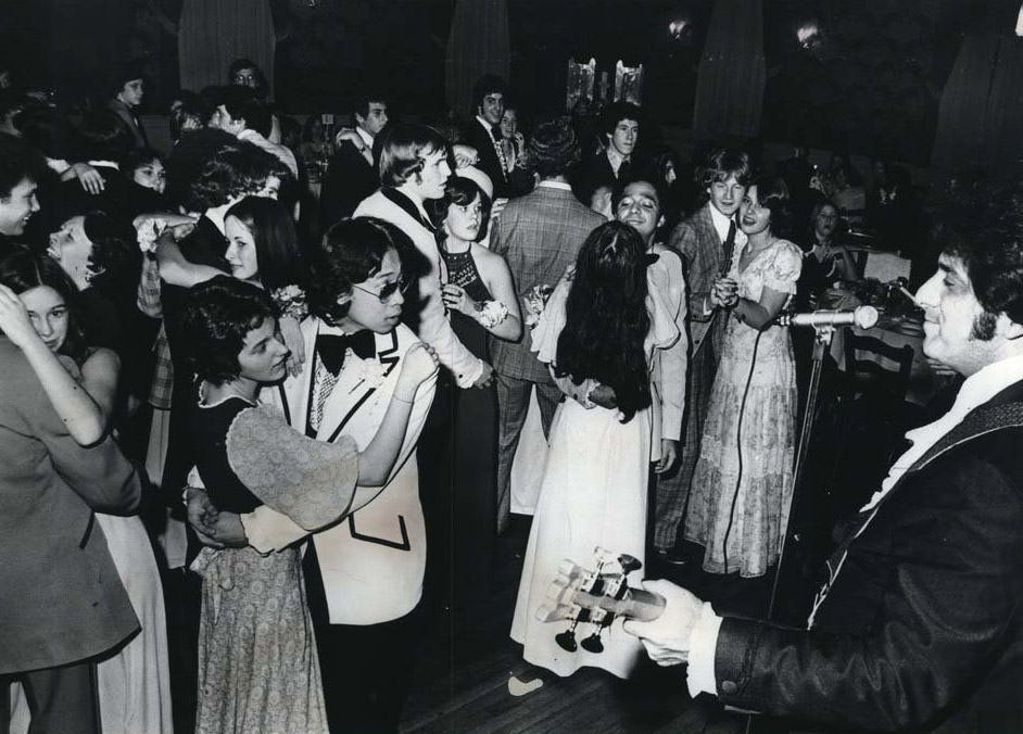Junior Class At St. Peter'S High School Prom, 1976.