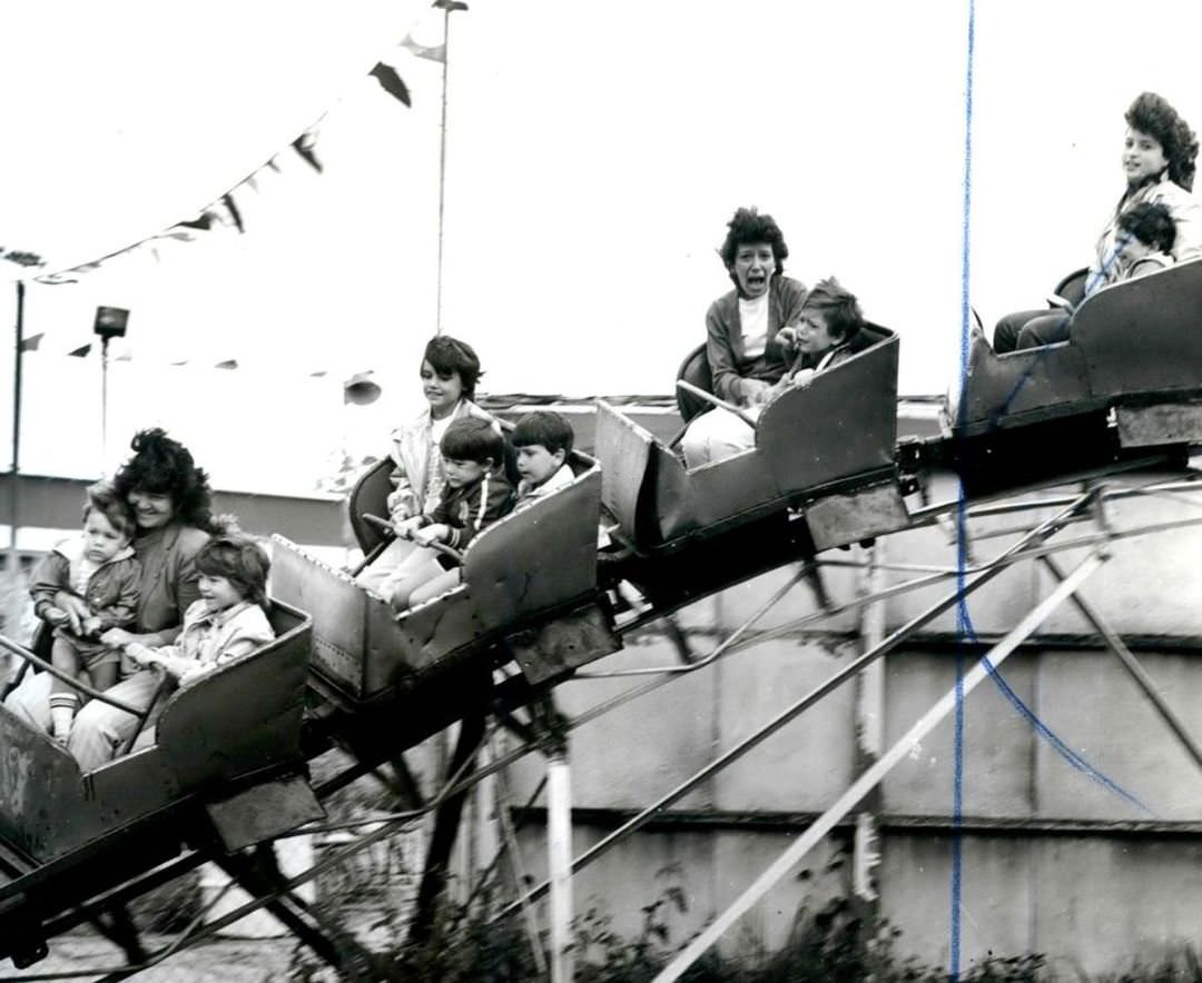 South Beach Roller Coaster, June 1985.
