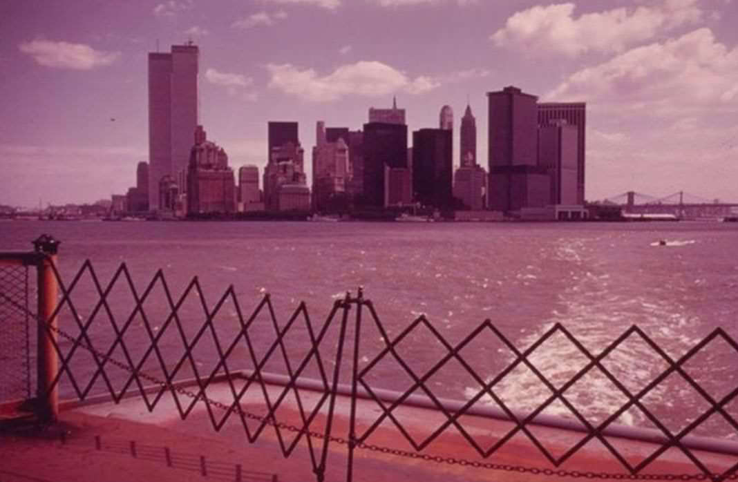 The World Trade Center Opened And Dominated The Manhattan Skyline, 1973.