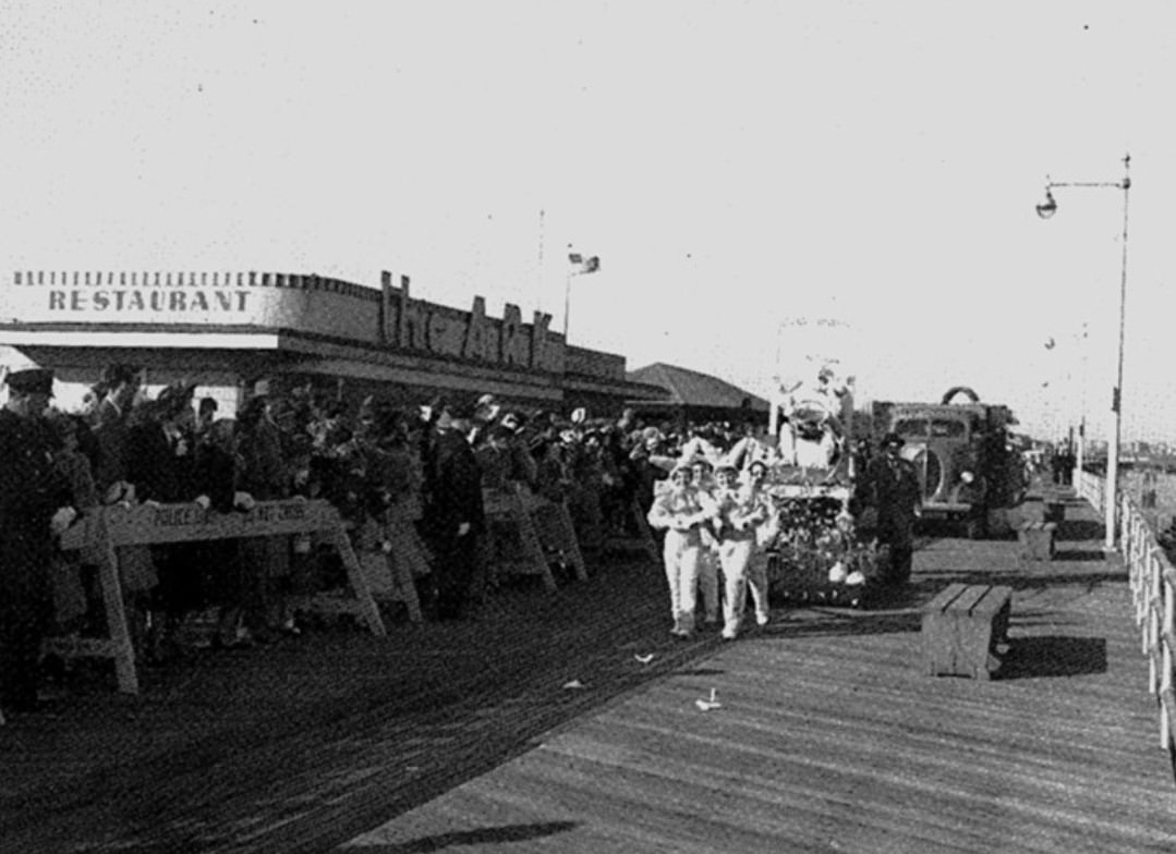Easter Parade On The South Beach Boardwalk, 1938.