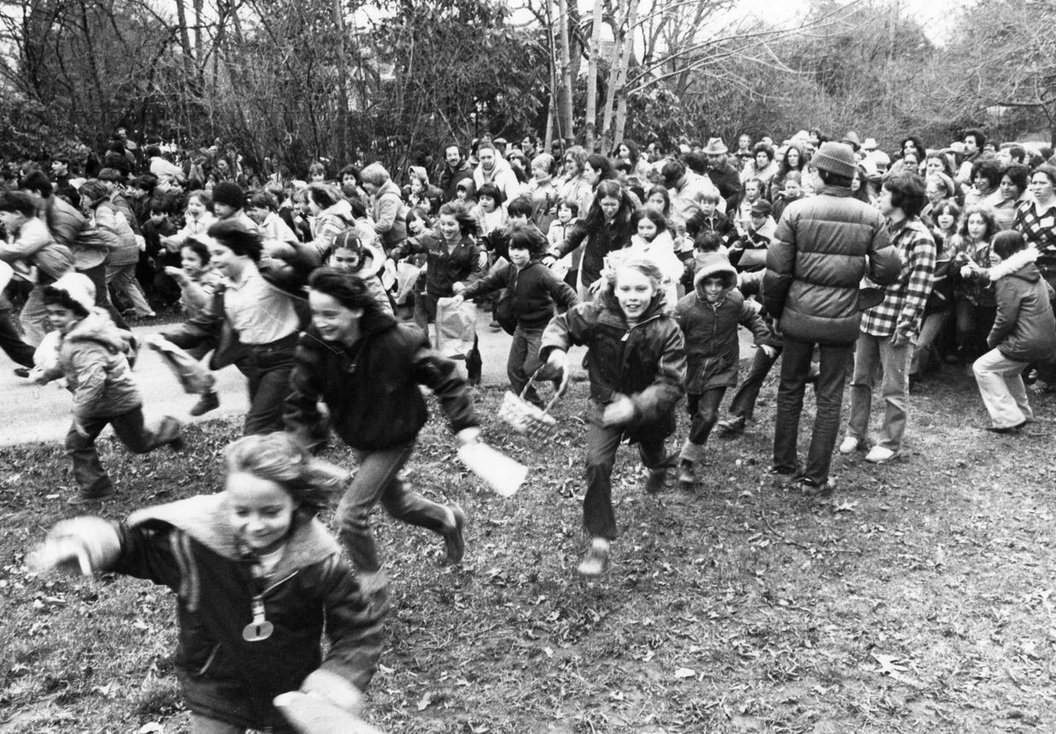 Easter Egg Hunt At The Staten Island Zoo, 1980.