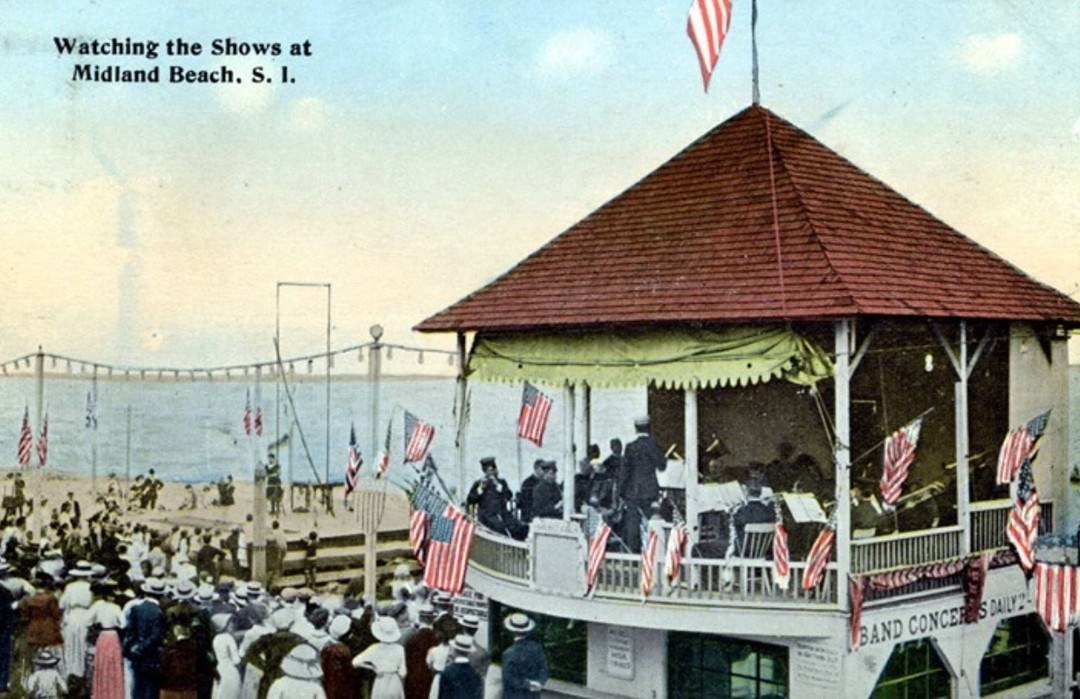 Bandstand At Midland Beach, Early 1900S.