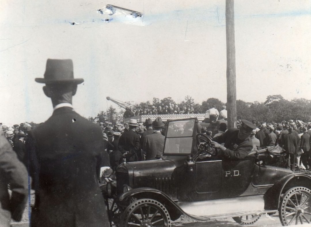 Police Department Model T Ford, Circa 1920S.