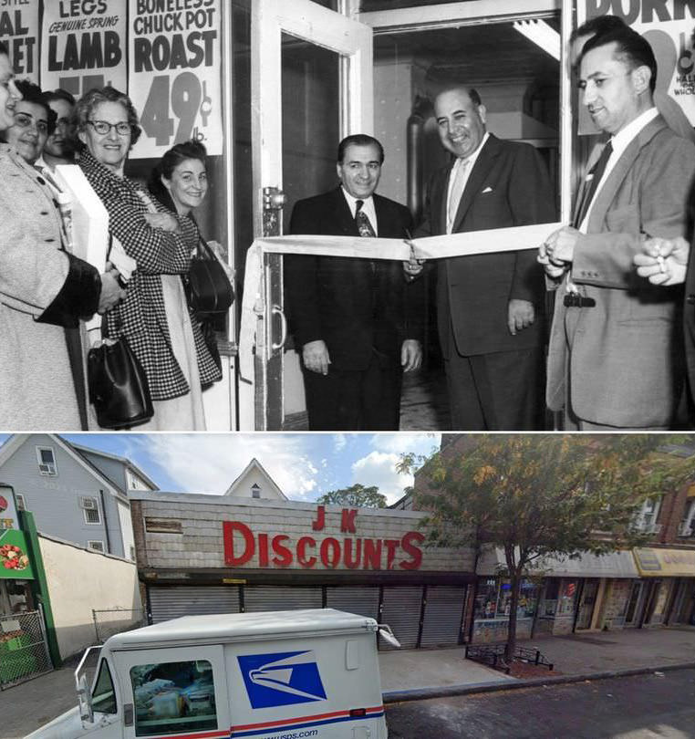 Late Borough President Albert V. Maniscalco At The Opening Of John Piazza'S Butcher Shop, Piazza'S Market, 1950S